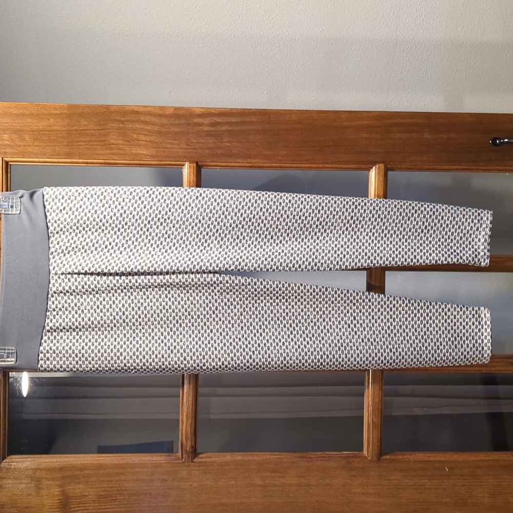 Grey and White Leggings Size Medium